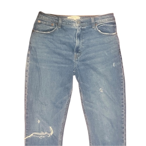 Abercrombie & Fitch Distressed the Skinny High Rise Jean Women's 8 Regular - Picture 4 of 8